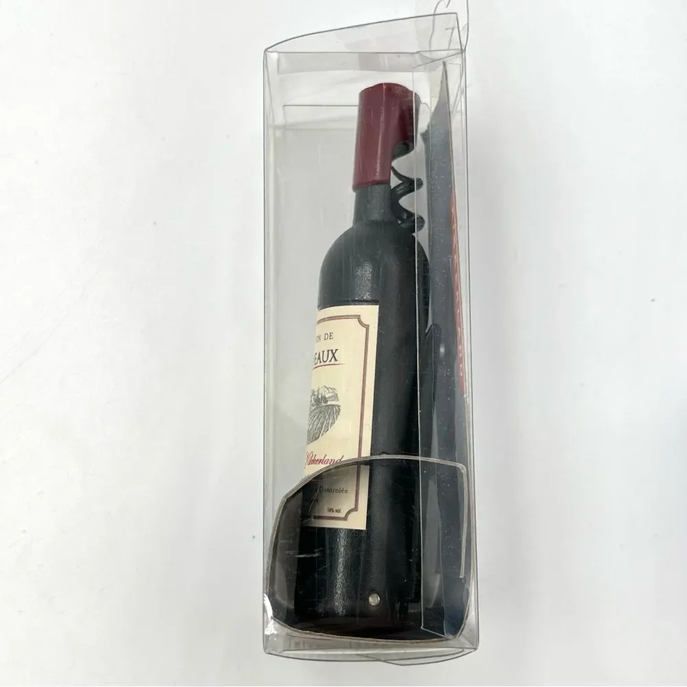 New Bordeaux Wine Bottle‎ Magnetic Corkscrew Bottle Opener Novelty Fridge Magnet
